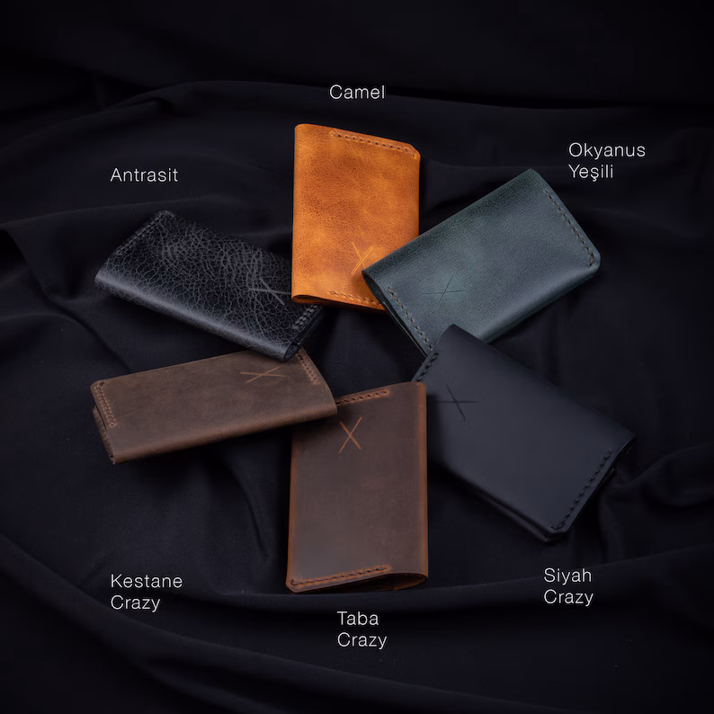 Genuine Leather Bifold Card Holder